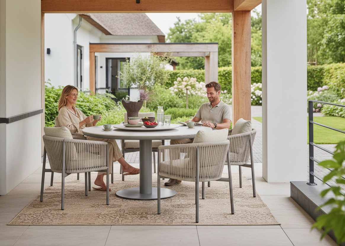 Apple Bee Bora Bora Tuinset 7-delig Taupe