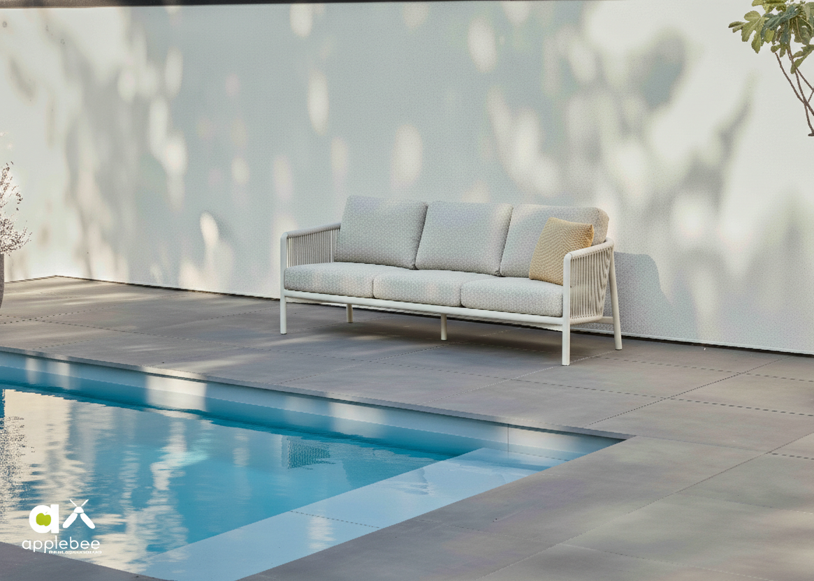 Apple Bee Bora Bora bank 207 cm sfeerbeeld