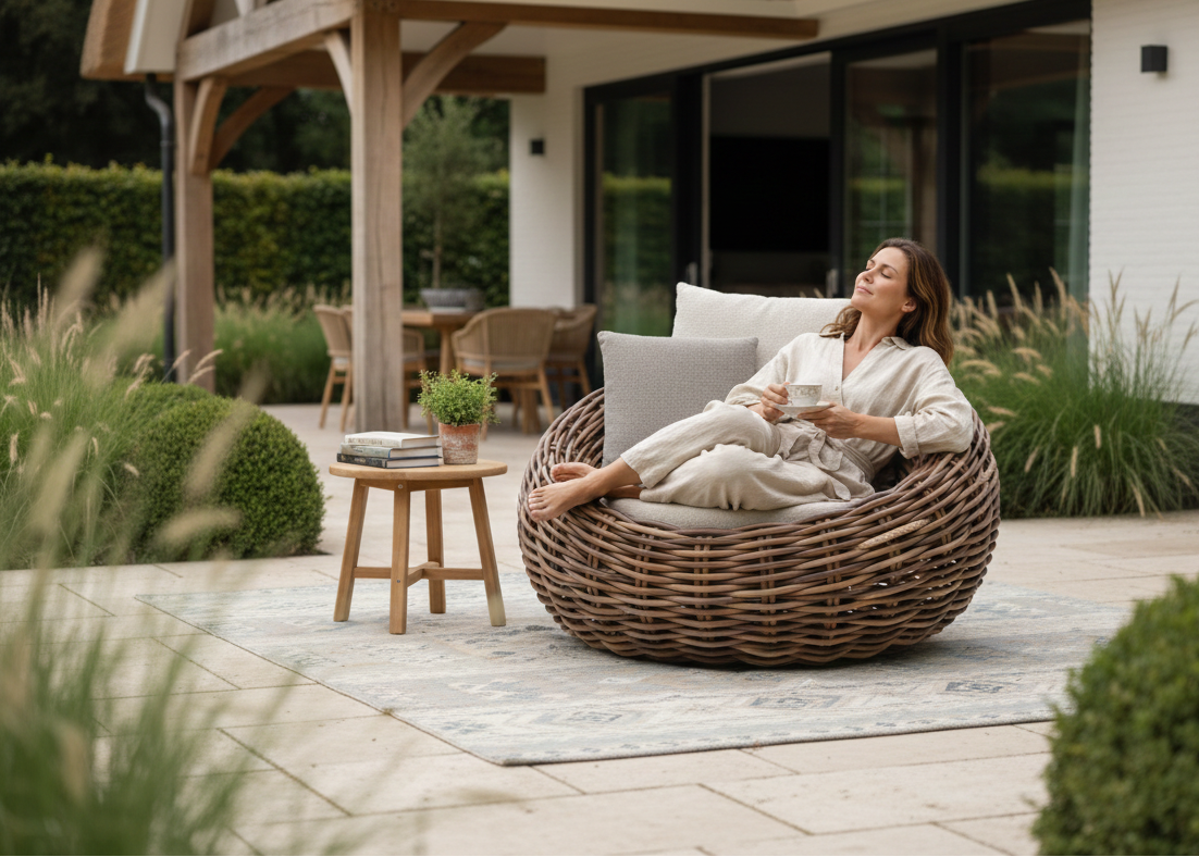 Apple Bee Cocoon Loungestoel