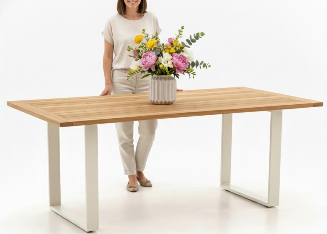 Apple Bee Condor Dining Tuintafel 190 x 95 x 75 cm - Oyster