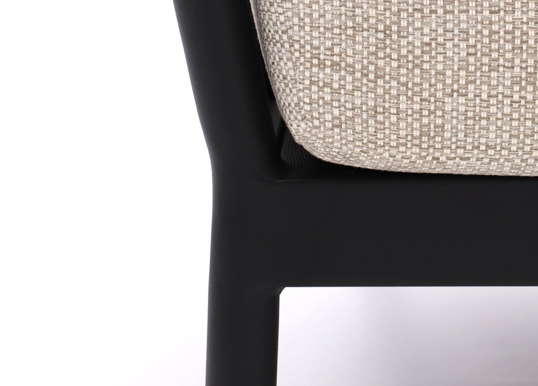 Apple Bee Condor Lounge Tuinbank 150 cm - Zwart