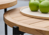Apple Bee Condor Lounge Koffietafel Teakhout Ø 74cm