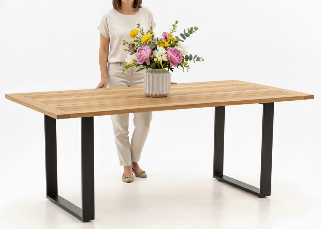 Apple_Bee_Condor_Black_190_cm tuintafel