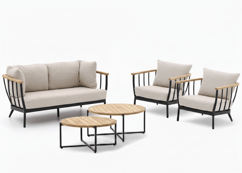 Apple Bee Condor Loungeset met 150 cm condor bank en twee loungestoelen