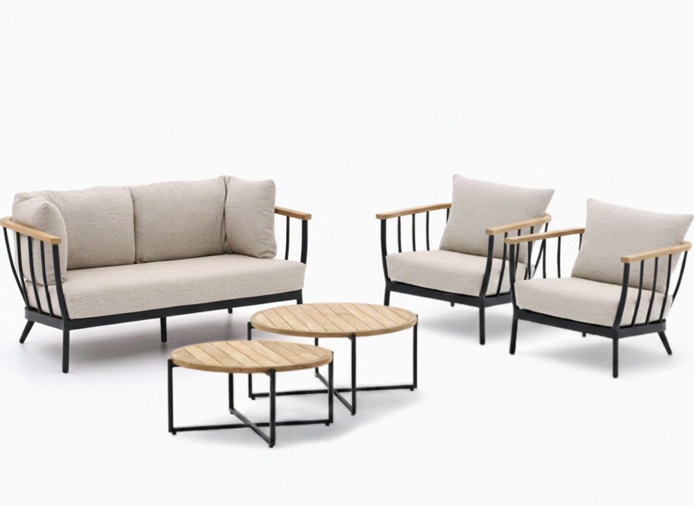 Apple Bee Condor Loungeset met 150 cm condor bank en twee loungestoelen