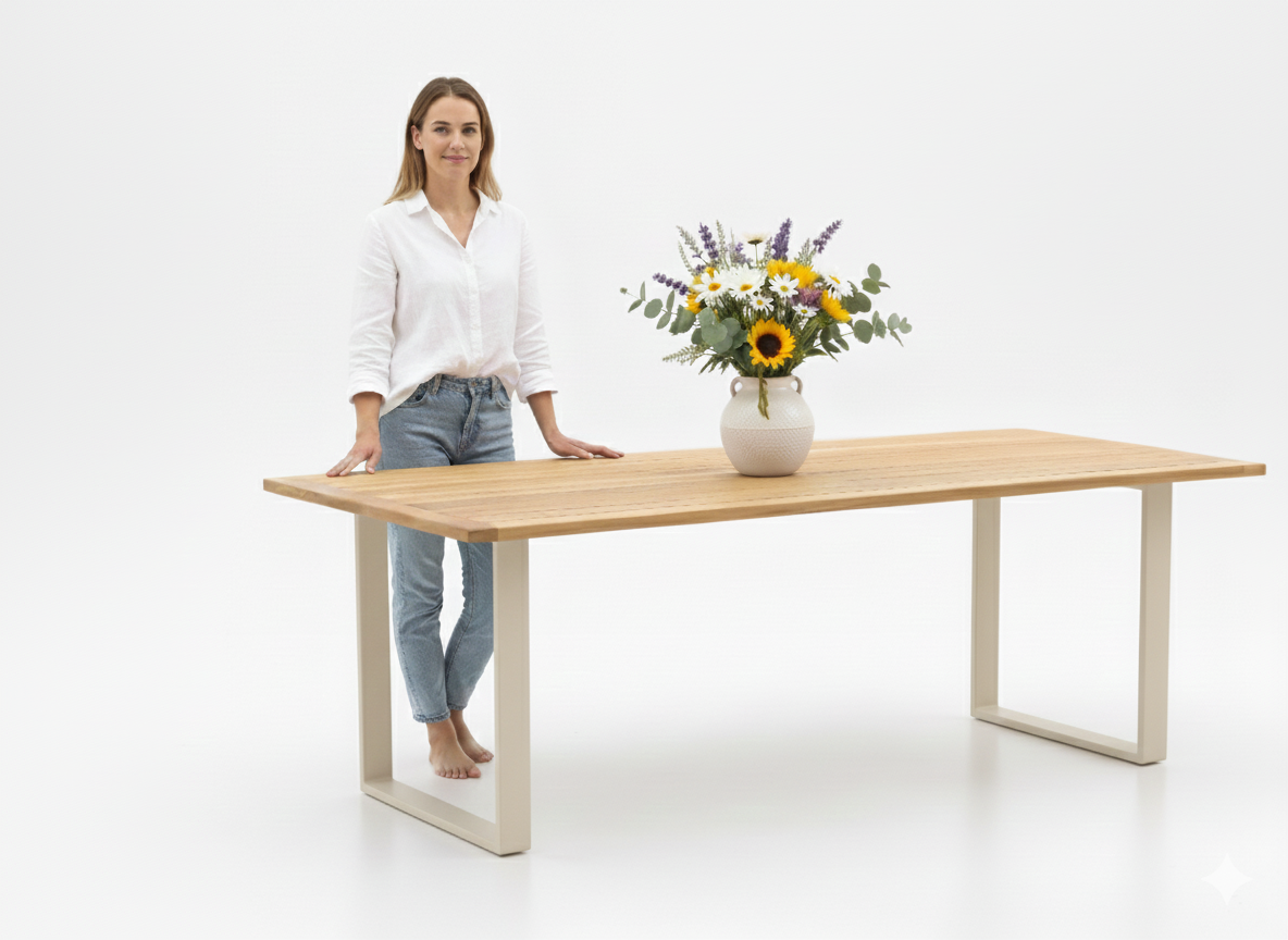 Apple Bee Condor Dining Tuintafel 240 x 95 x 75 cm - Oyster