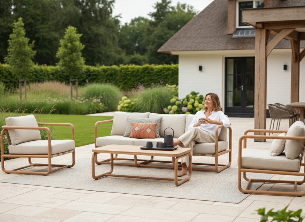 Apple Bee Dolce stoel-bank loungeset 3-delig 2.0 - 5 Persoons