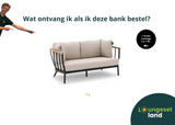 Apple Bee Condor lounge tuinbank 150 cm showroommodel