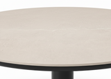 Apple Bee Melville dining tafel Ø140cm Sintered Stone - Black