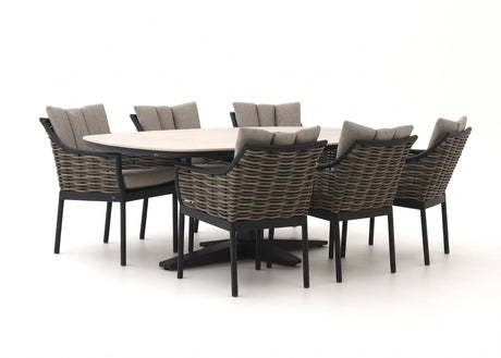Apple Bee Milou Tuinset zanzibar tafel met milou tuinstoelen black