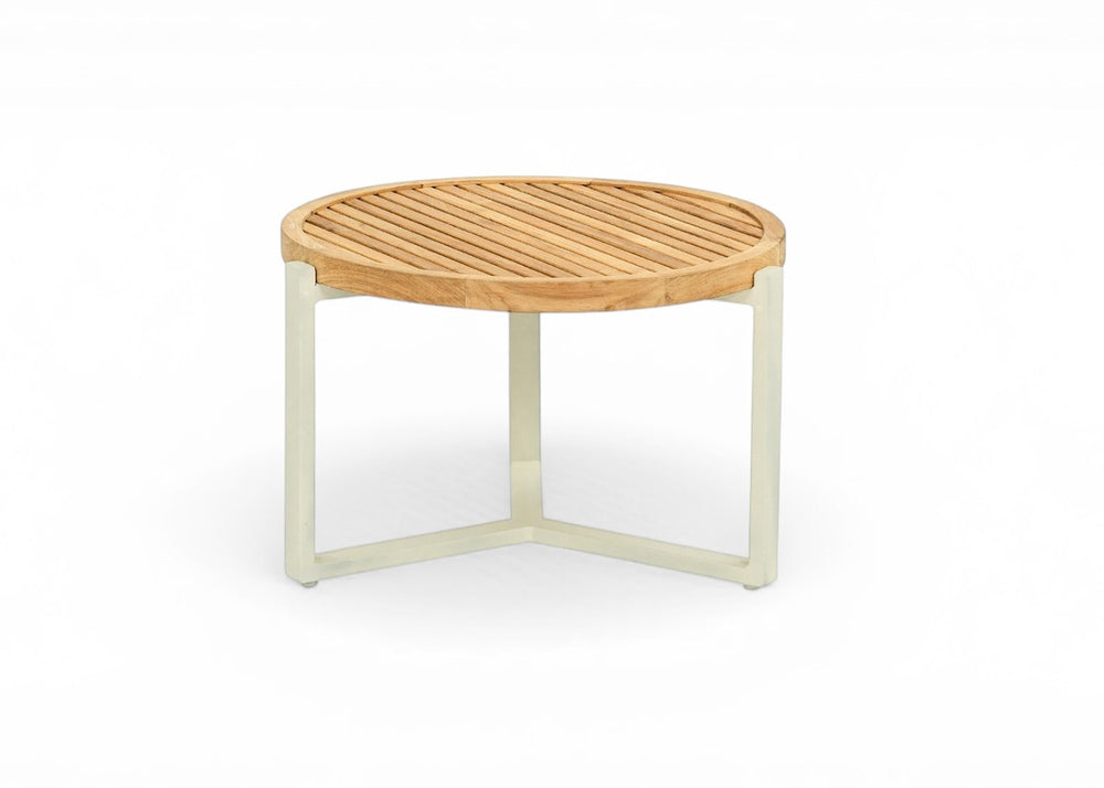 Apple Bee Monaco Salontafel – Ø 60 x 40 cm - Oyster
