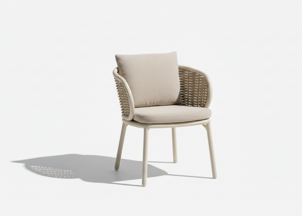 Apple Bee Pine Key Dining Tuinstoel - Oyster