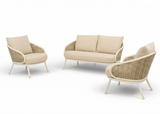Apple Bee Pine Key Loungeset 3-delig Nr. 7 - Oyster