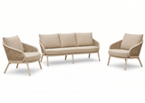 Apple Bee Pine Key Loungeset 3-delig Nr. 2 - Oyster