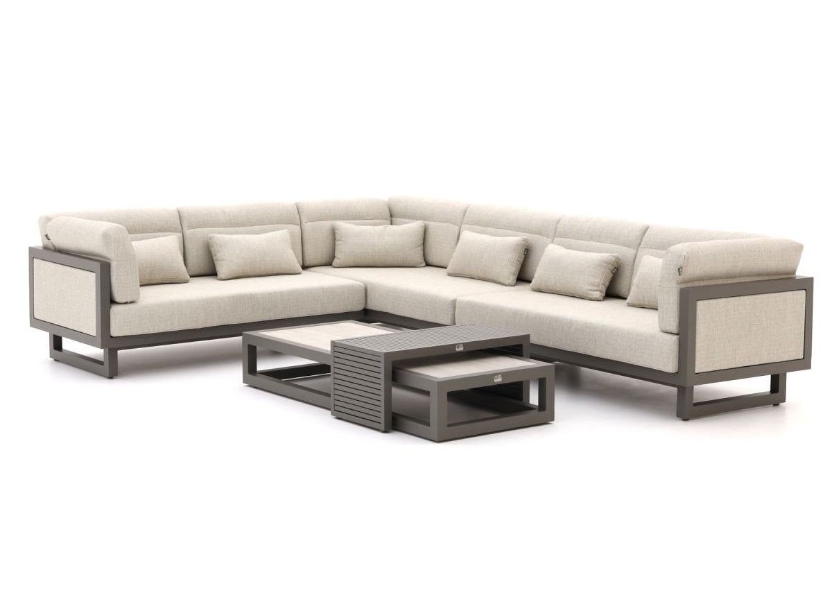 Apple Bee Santorini Loungeset 5-delig Nr.1 - Rechts Lang - Upholstered - 239 x 318 cm