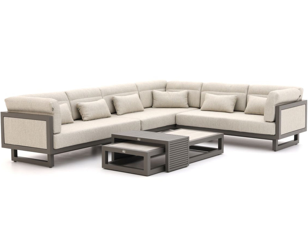 Apple Bee Santorini Loungeset 5-delig Nr.2 - Links Lang - Upholstered - 318 x 239 cm