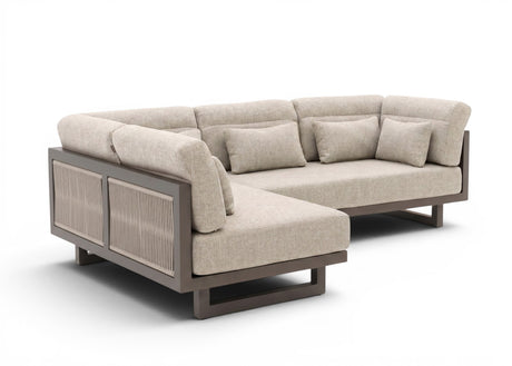 Apple Bee Santorini ROPE chaise longue left