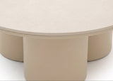Apple Bee Tonga Lounge Tafelset – Set van 2 – Ø80 & Ø60 cm – Oyster