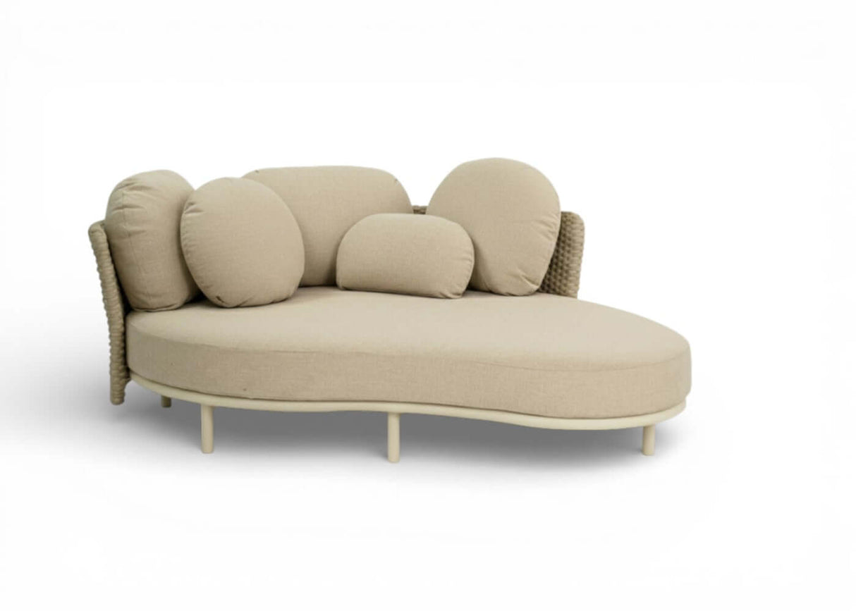 Apple Bee chill out daybed Oyster lichte kussens