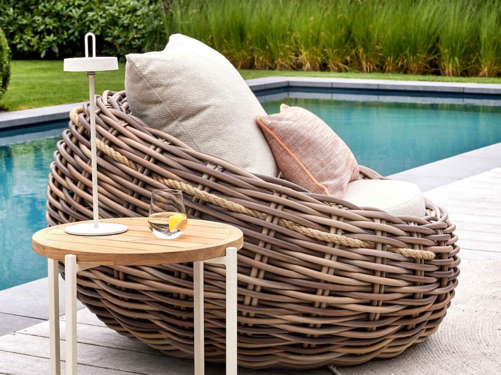 Apple Bee cocoon stoel - wicker
