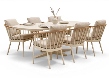 Apple Bee condor - zanzibar tuinset 220 cm Oyster