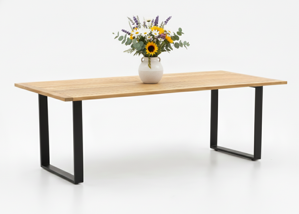 Apple Bee Condor dining tafel 240 x 95 x 75 cm - Zwart