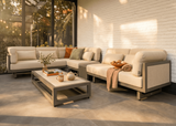 Apple Bee Santorini Loungeset 5-delig Nr.1 - Rechts Lang - Upholstered - 239 x 318 cm