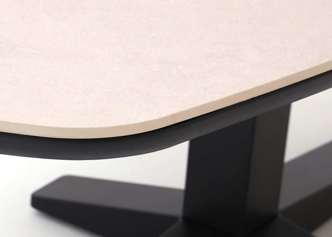 Apple Bee Zanzibar Tuintafel – Black – 220x110 cm – Sintered Stone