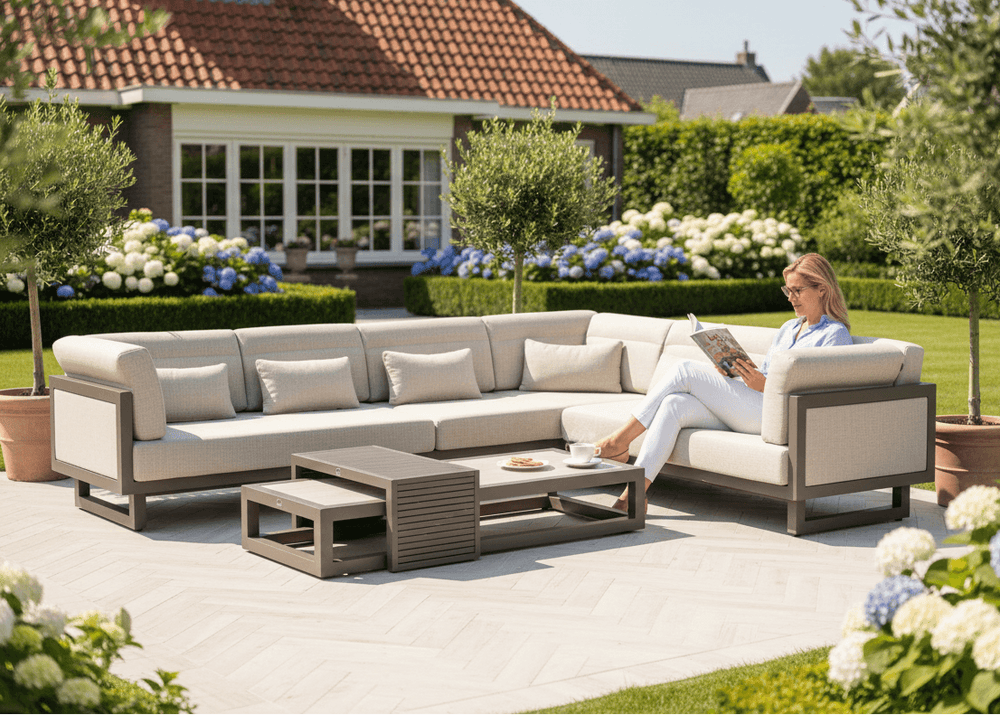 Apple Bee Santorini Loungeset | Chaise Longue | Upholstered | Rechts | 240 x 160 cm