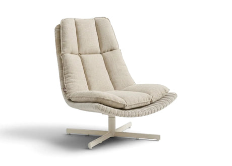 Apple Bee Cebu Draaibare Loungestoel | Oyster | Cotton Flower BEE WETT® Kussen