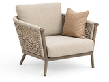 Apple Bee Pulau Loungestoel | Champagne | Rope & Wicker | BEE WETT®