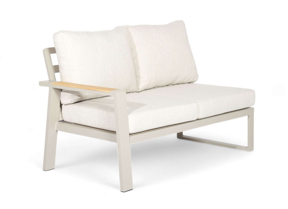 Bankdeel taupe voorzijde