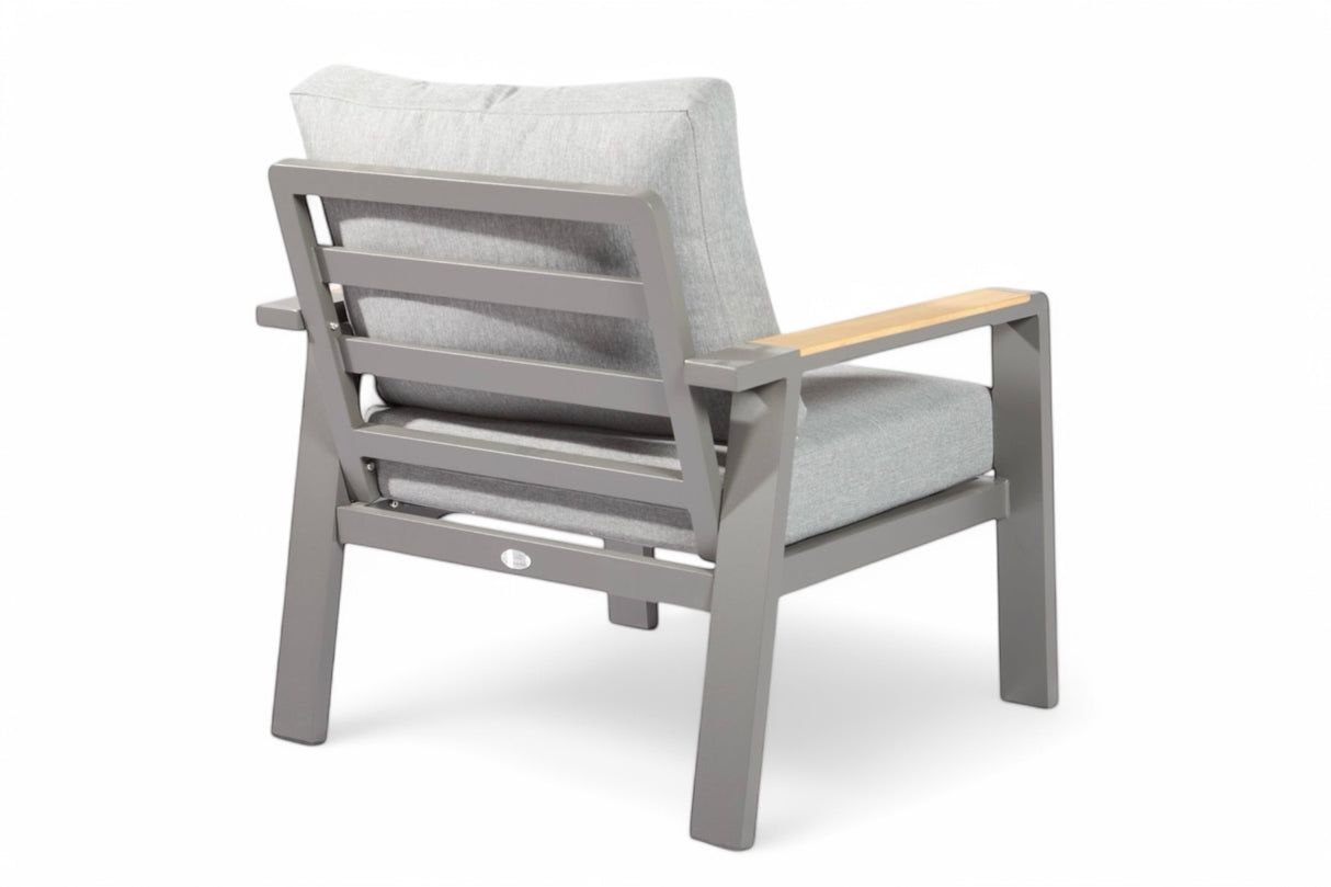 Belito Birmingham Loungeset Nr. 2 – Antraciet Aluminium – 6 Personen