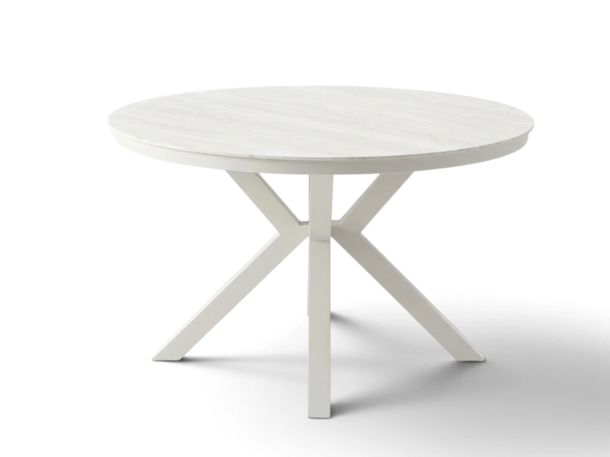 Belito Noor ronde tuintafel 120 cm met sintered stone tafelblad en aluminium frame