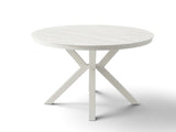 Belito Noor ronde tuintafel 120 cm met sintered stone tafelblad en aluminium frame