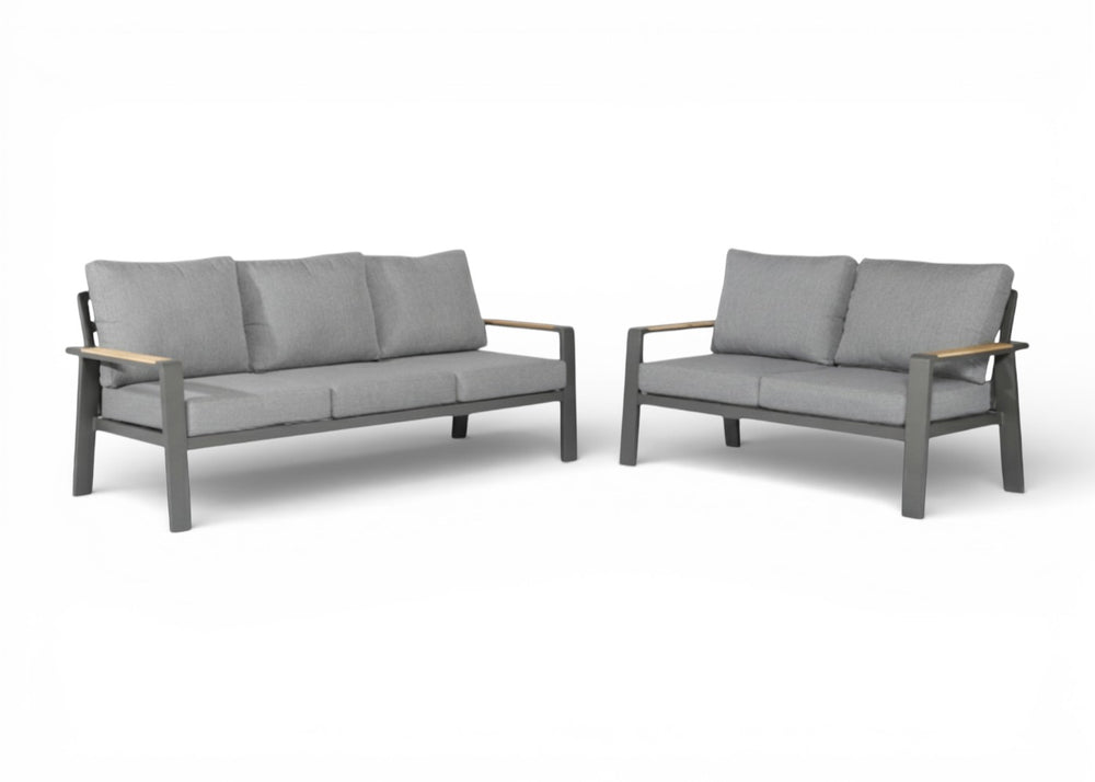 Belito Birmingham antraciet 2 tuinbanken