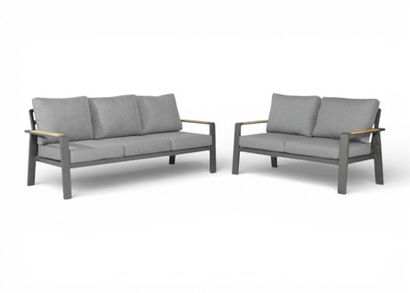 Belito Birmingham antraciet 2 tuinbanken