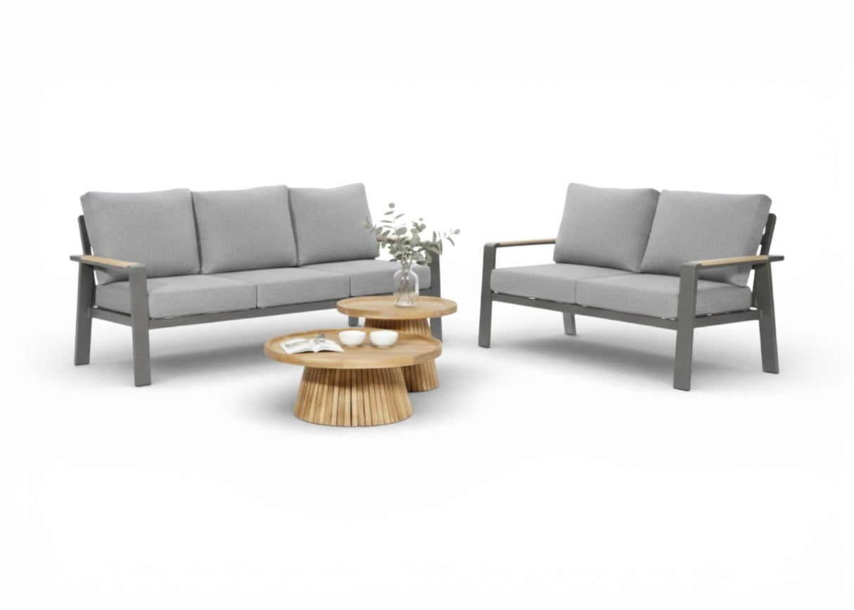 Belito Birmingham loungeset antraciet 4 delig