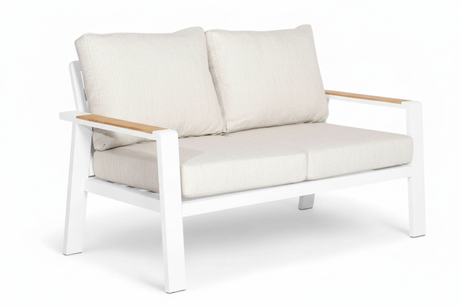 Belito Birmingham tuinbank wit 2 zits 153 cm