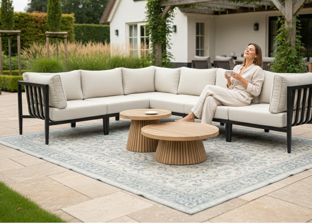 Belito Daan Hoek Loungeset Aluminium All-Weather 6-delig Nr. 2 - Rechts lang