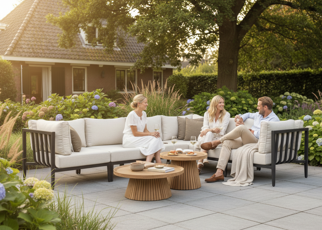 Belito Daan Hoek Loungeset Aluminium 