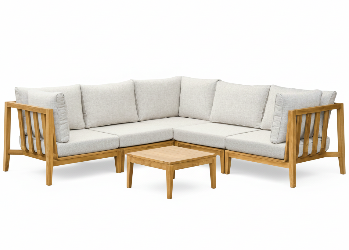 Belito_Daan_Hoek_Loungeset_Teak - 245 x 245 cm