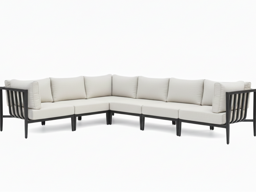 Belito Daan Hoek Loungeset Aluminium All-Weather 6-delig Nr. 2 - Rechts lang