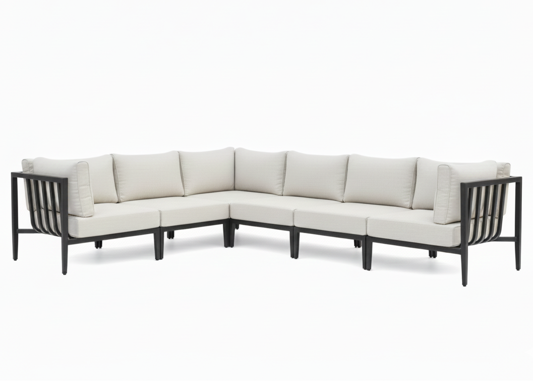 Belito Daan Hoek Loungeset Aluminium All-Weather 6-delig Nr. 2 - Rechts lang