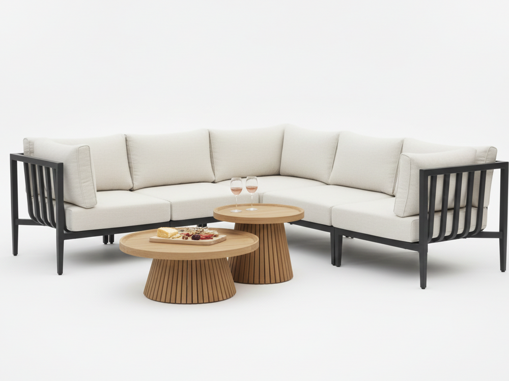 Belito Daan Hoek Loungeset Aluminium All-Weather 7-delig Nr. 11