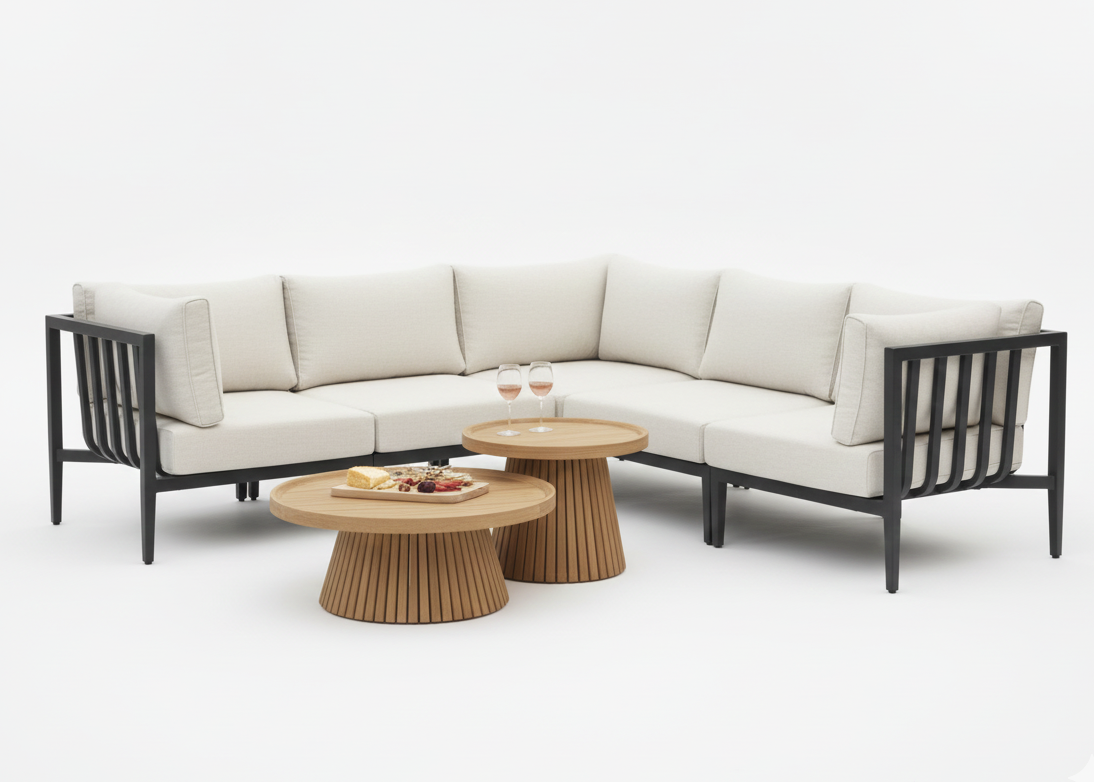 Belito Daan Hoek Loungeset Aluminium All-Weather 7-delig Nr. 11