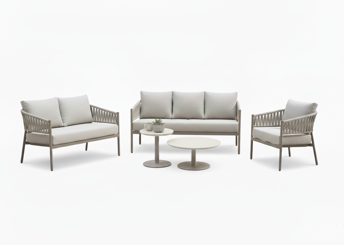 Belito Frank stoel bank loungeset 5 delig