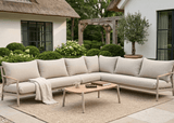 Aluminium Hoek Loungeset - Taupe Frame - Belito Julia - 5-delig