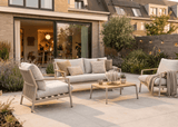 Aluminium Stoel-Bank Loungeset - Taupe Frame - Belito Julia - 4-delig