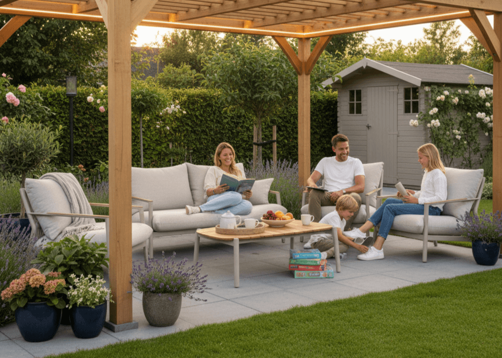 Belito_Julia taupe loungeset